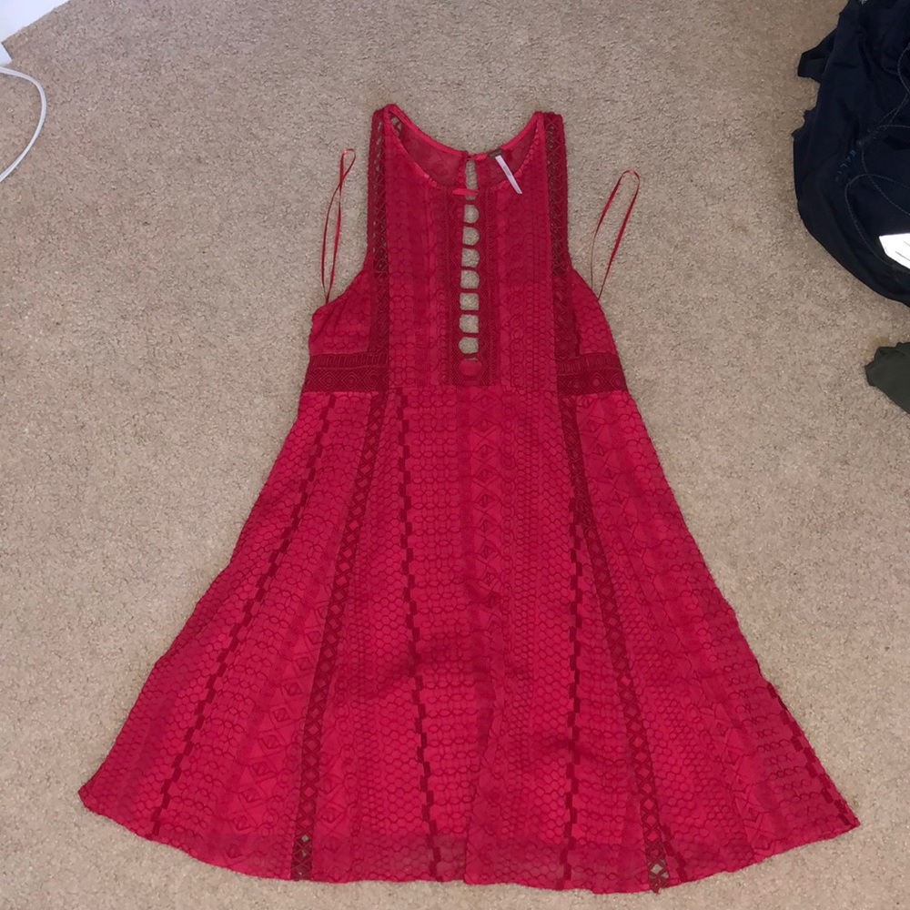 Red dress